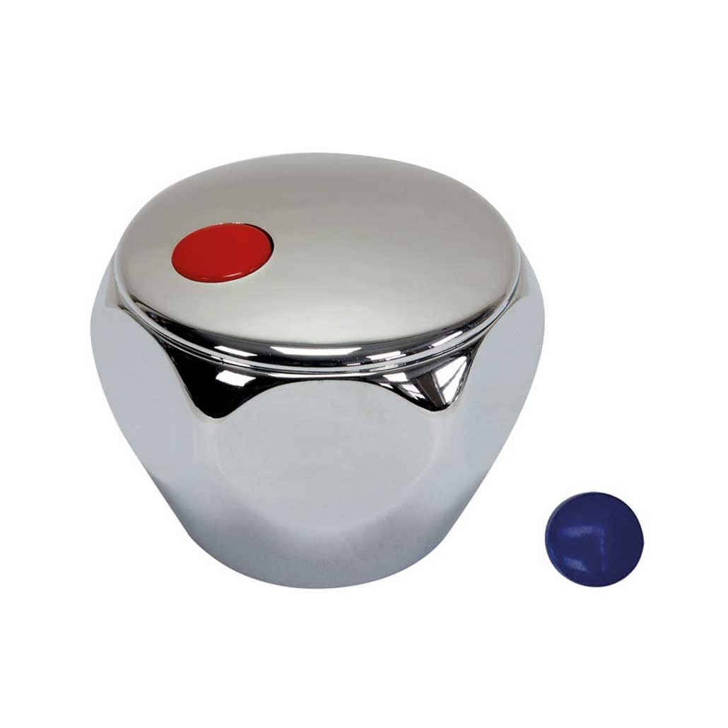 Bath Tap Head Handle Metal Chrome Plated 1/2 15 Splines