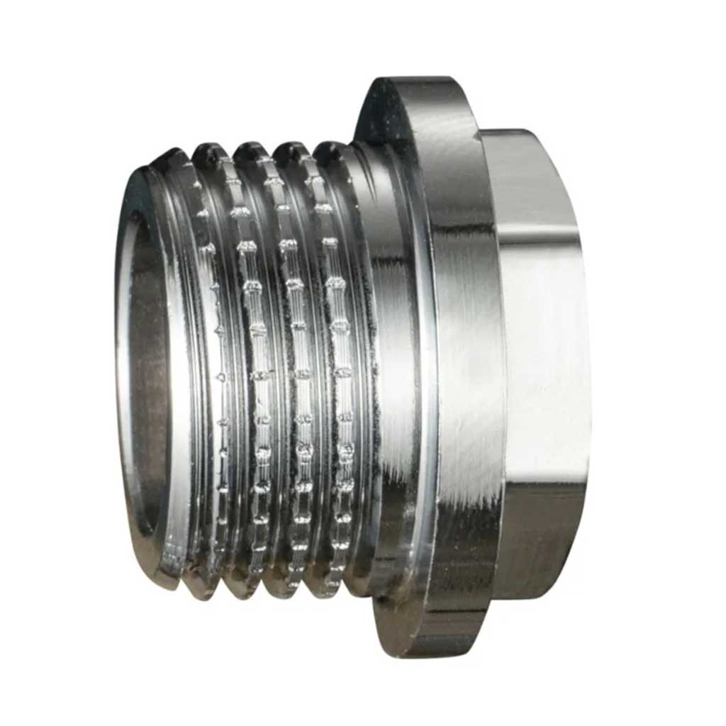 Pipe Plug Stop End Male Cap Cover Ending Chrome 3/8 1/2 3/4 Blanking Plugs and Caps, 685a, 685b, 685c