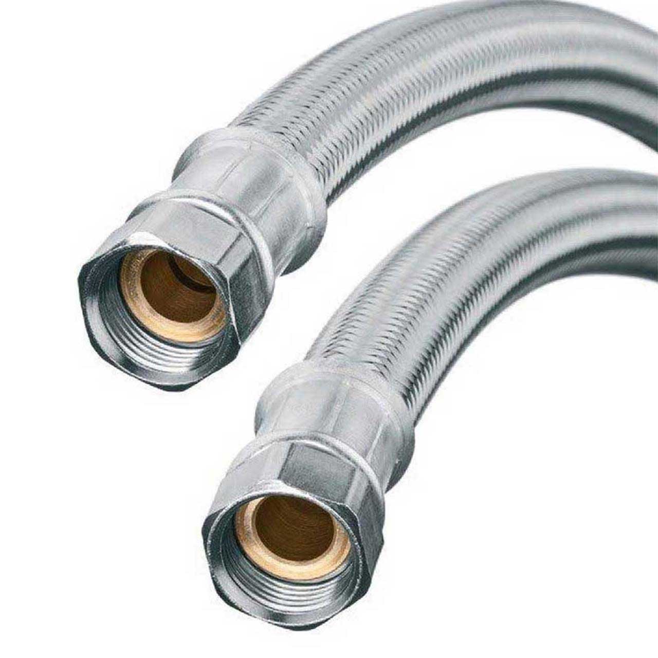 3/4 x 3/4 Large Bore Steel High Flow Flexible Hose Connector Flexible Connectors For Taps, 692a, 692b, 692c, 692d