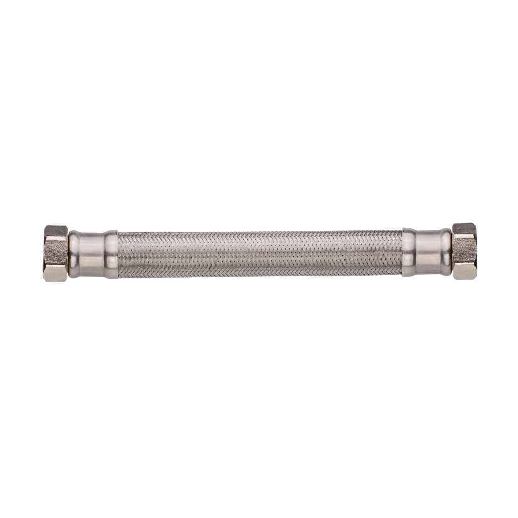 3/4 x 3/4 Large Bore Steel High Flow Flexible Hose Connector Flexible Connectors For Taps