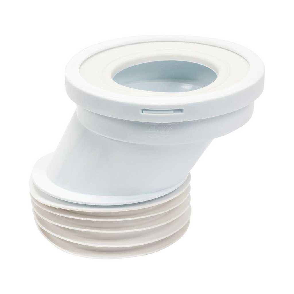 Offset Toilet Pan Connector For Toilet Pipe 110mm - Toilet Waste Pipe