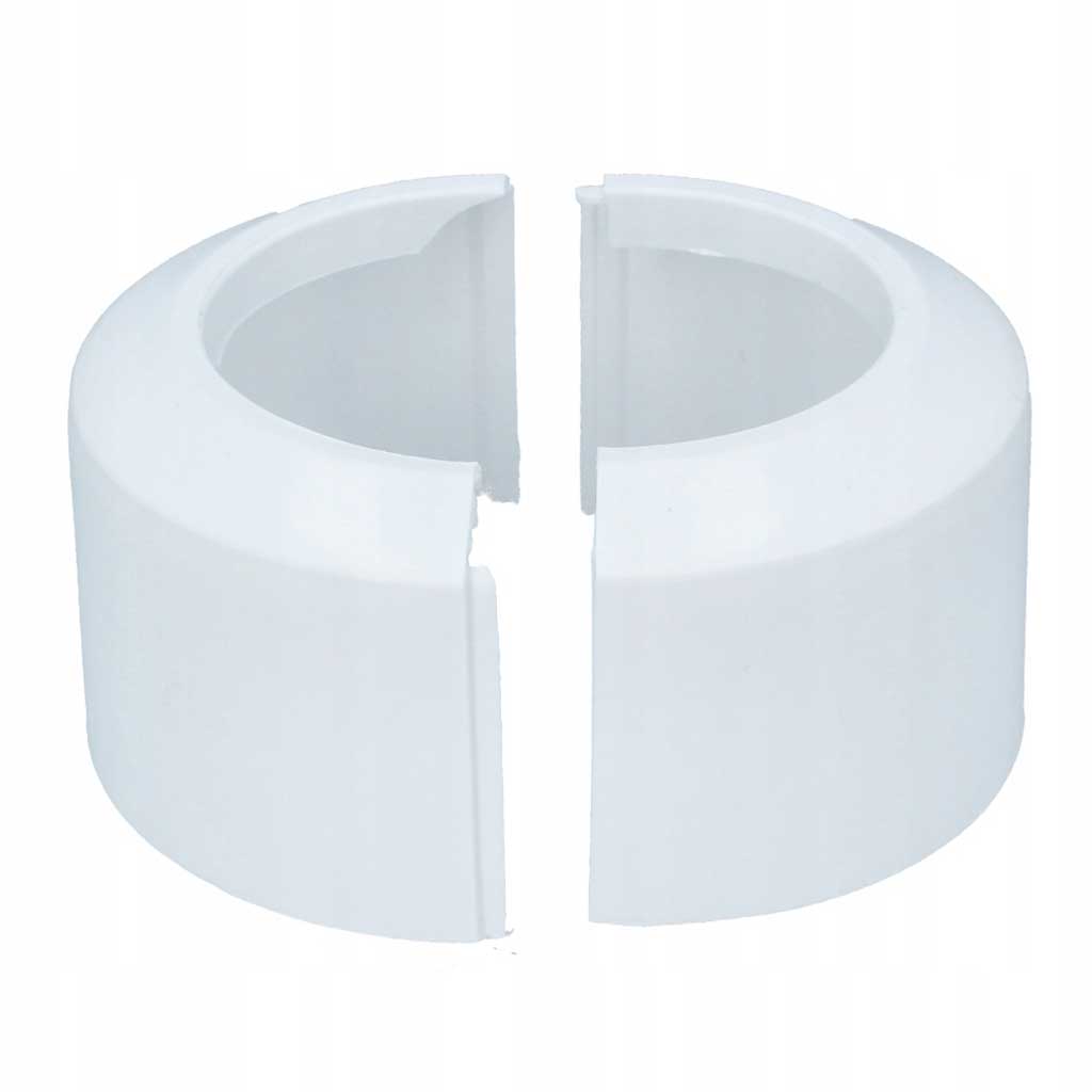 110mm Split Two-Piece White Toilet Pipe Cover Collar - Toilet Waste Pipe