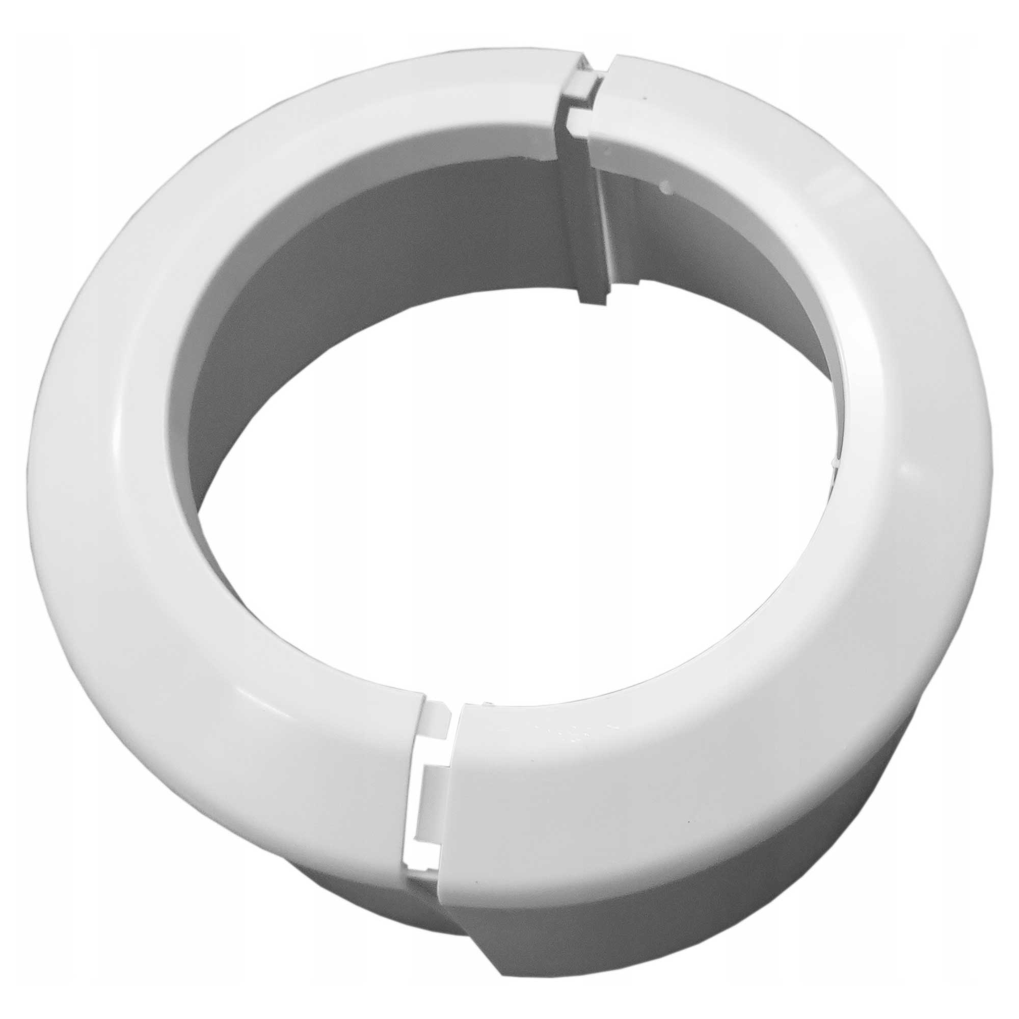 110mm Split Two-Piece White Toilet Pipe Cover Collar - Toilet Waste Pipe