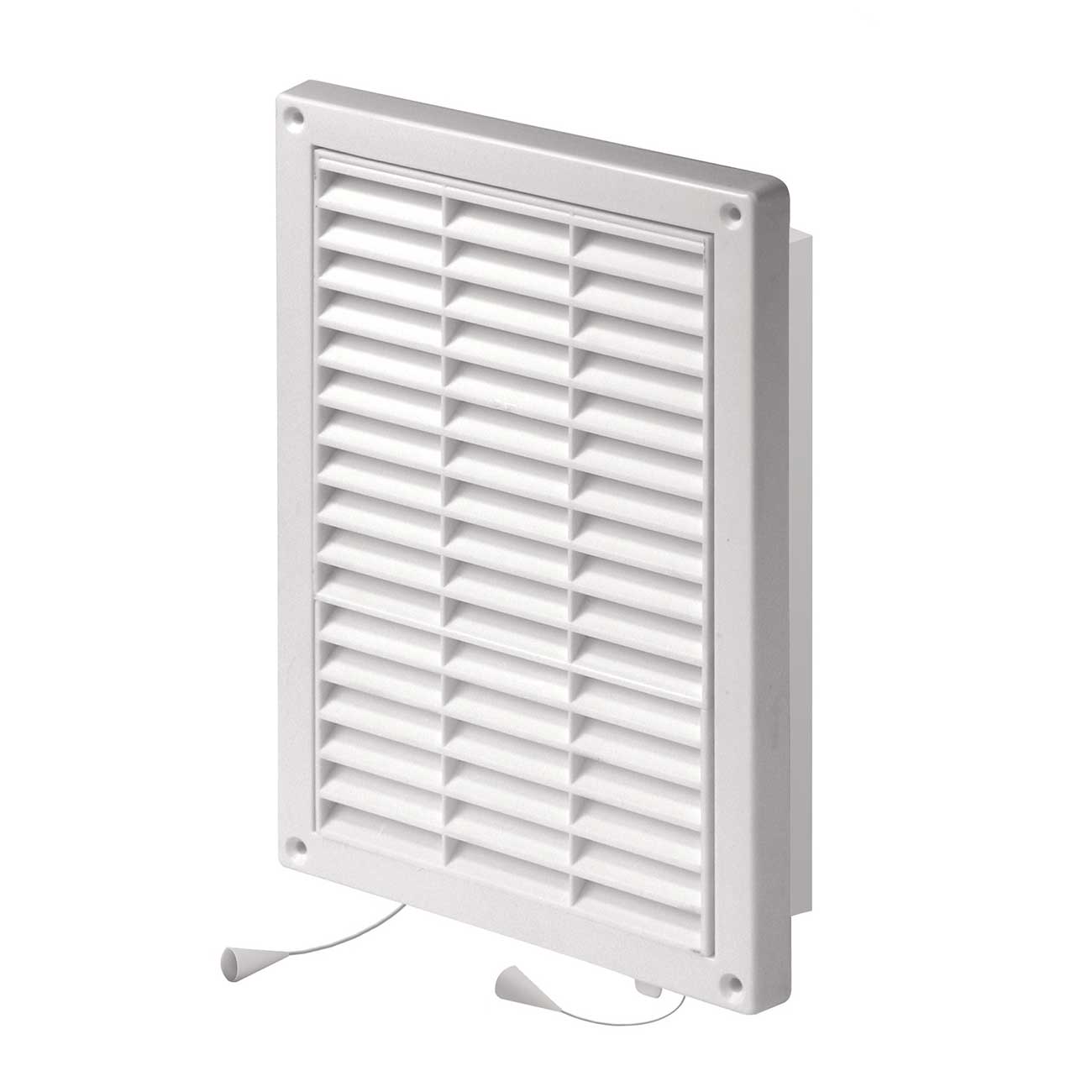 Wall Ventilation Grille Cover Net Pullcord Shutter 130-200mm Vent Air Covers, 761c