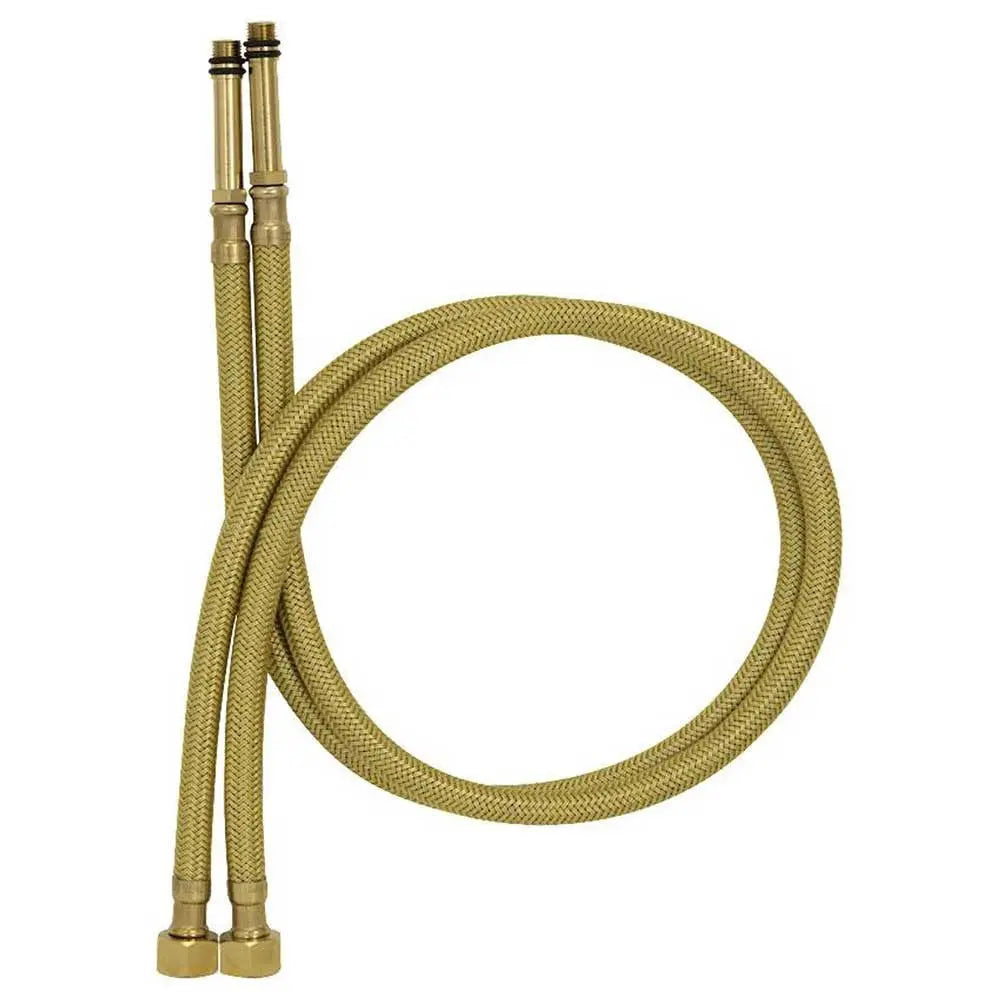 M10 x G3/8 2 x Flexible Connector For Tap Gold Tap Tail Hose Flexible Connectors For Taps