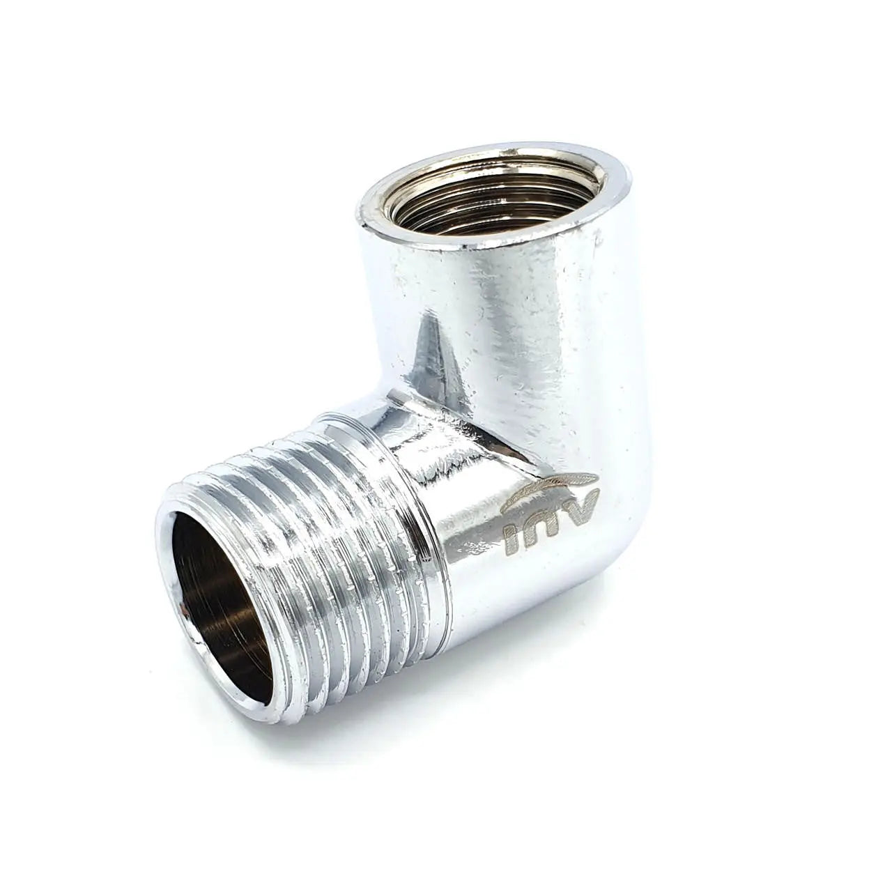 1/2x3/8 Inch Elbow Male x Female Reducing Bush Adapter Thread Reducer - 