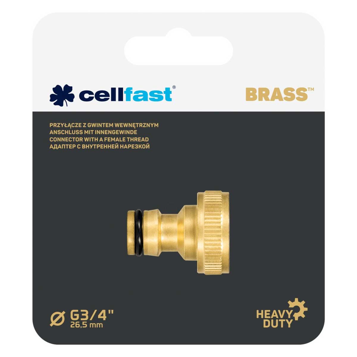 Metal Brass Hozelock Compatible Threaded Tap Connector 3/4 1 Inch Hose Tap Fittings Blister