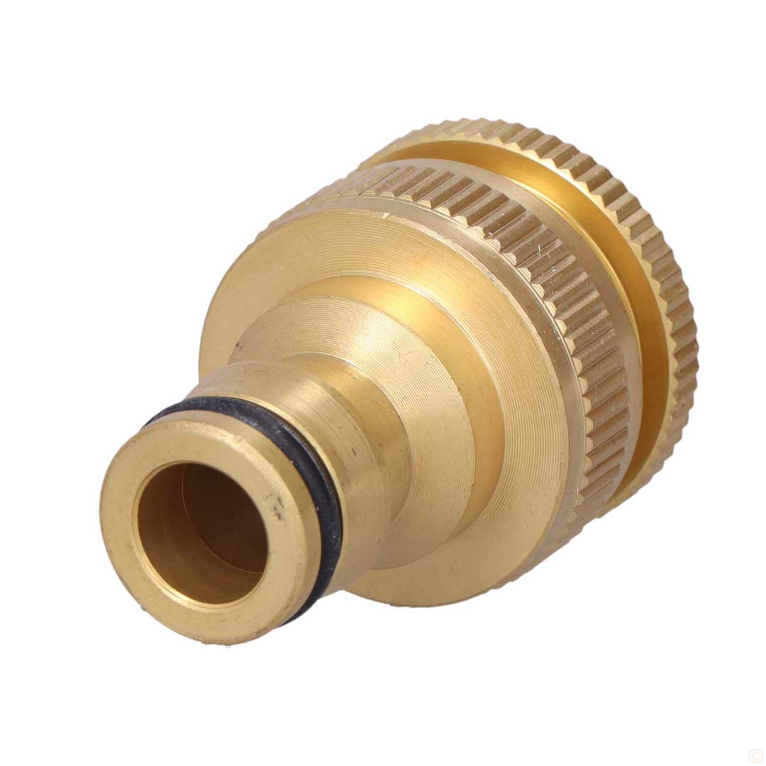 1/2 3/4 Inch Garden Tap Connector Female Brass Multi-Purpose - Hose Tap Fittings