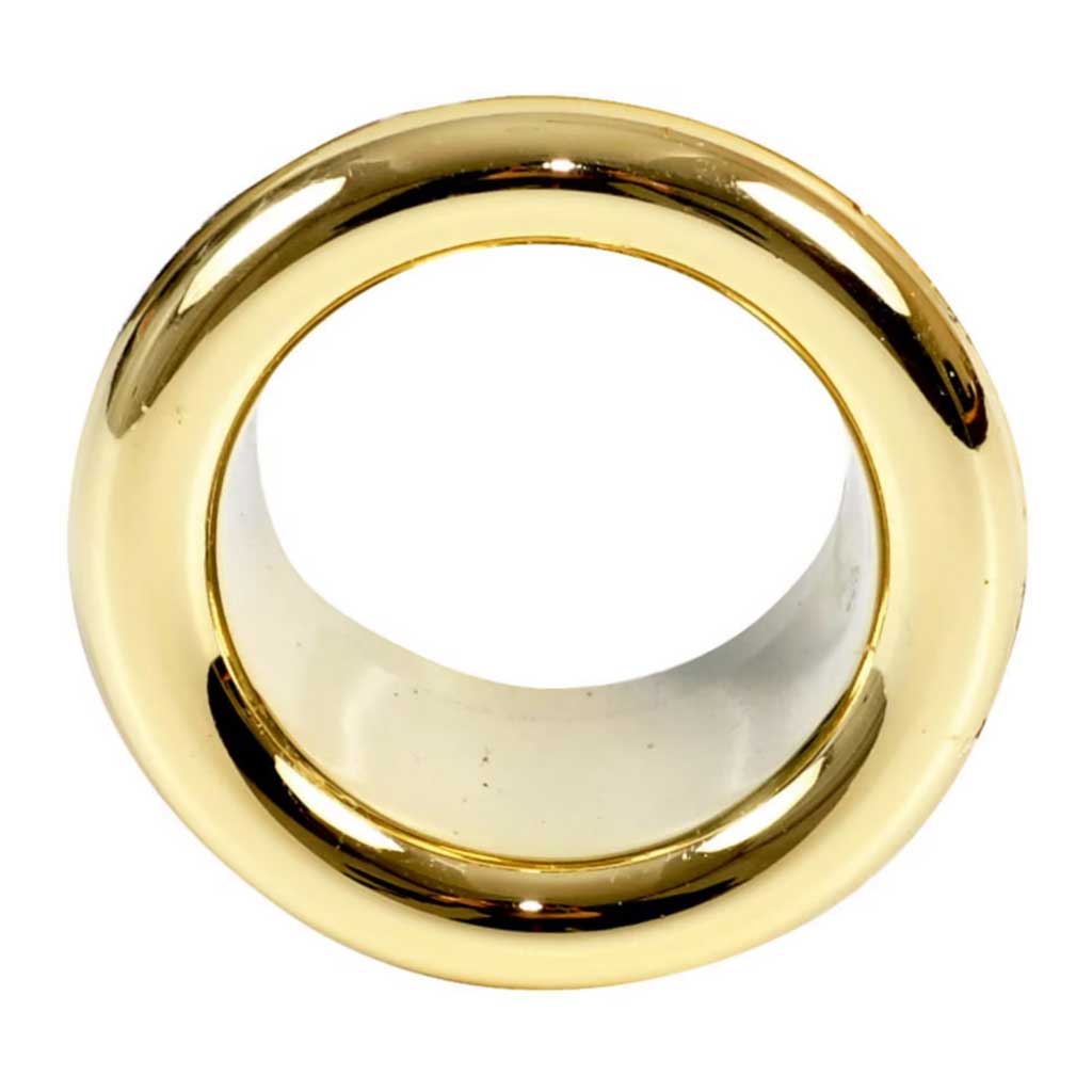 Gold Basin Sink Overflow Cover Trim 15-25mm Sink Overflow Covers