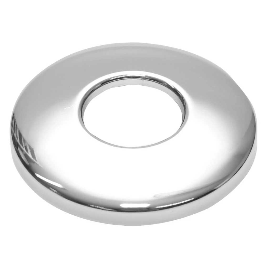 32mm Hole Collar Pipe Cover Sink Drain Waste Chromed Steel - Pipe Covers