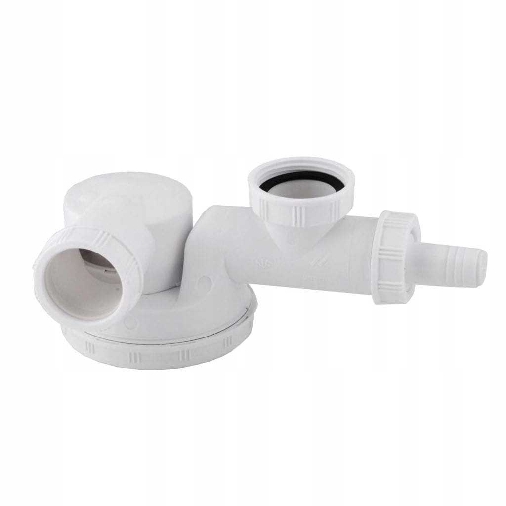 1/2 Inch x 40mm Flat Kitchen Sink Drain Waste Trap - Kitchen Sink Waste Traps