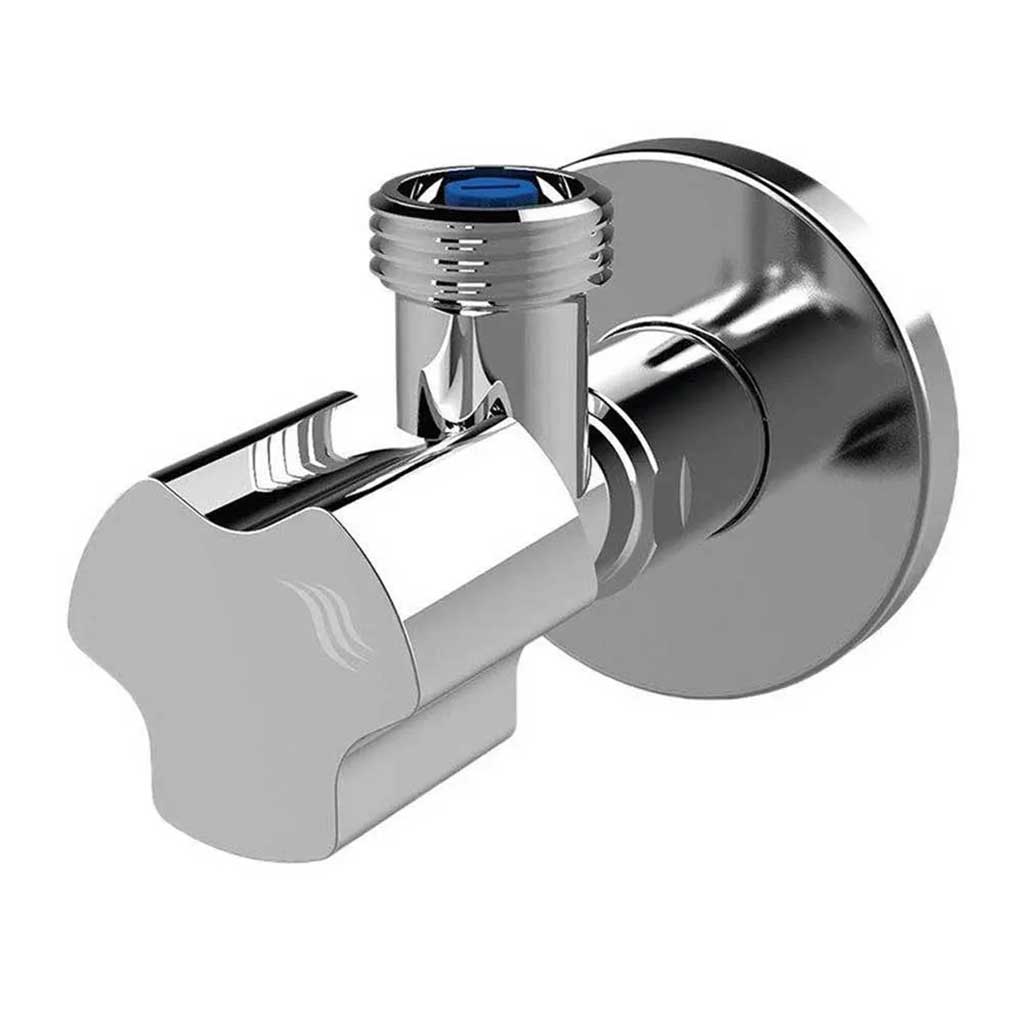 Chrome Water Isolating Valve Basin Toilet Washing Machine Isolating Valves