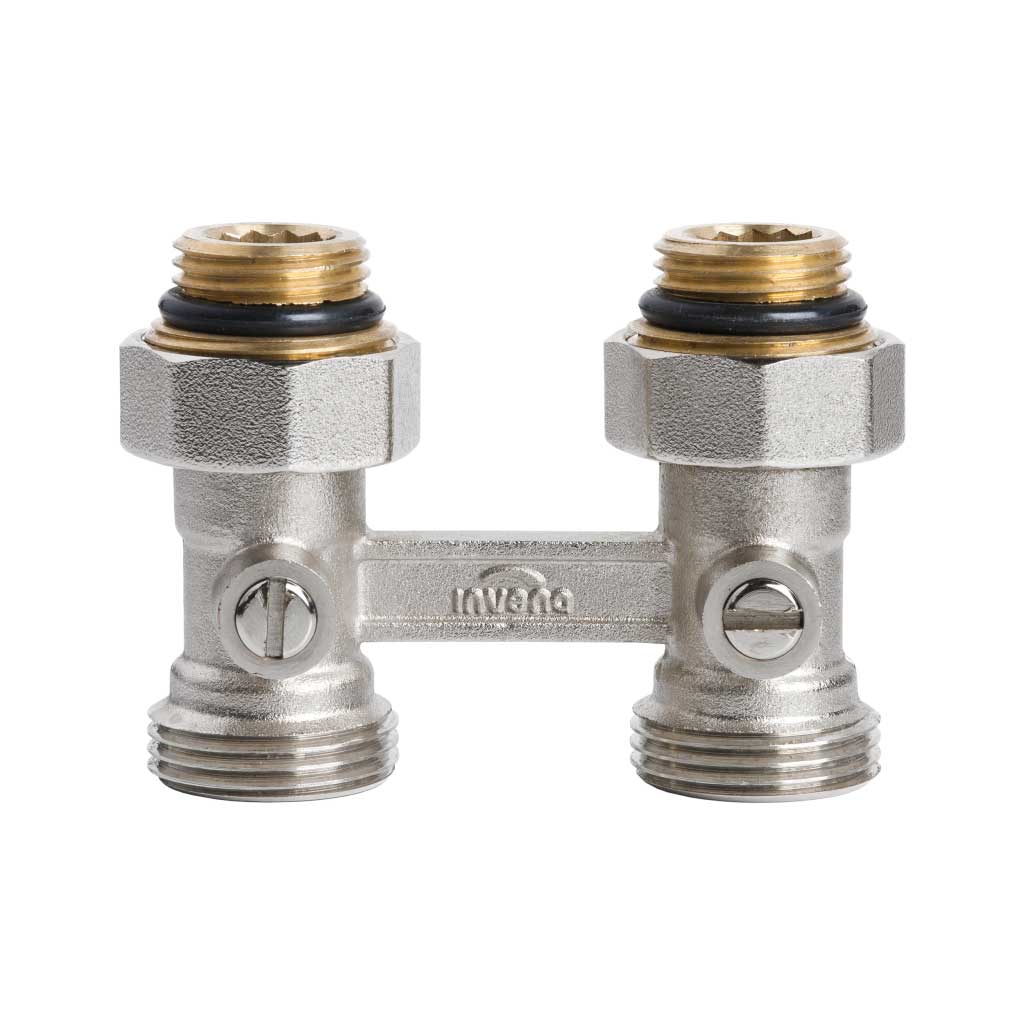 Double Shut-Off Radiator Valve Bottom Entry Water Stop Radiator Valves