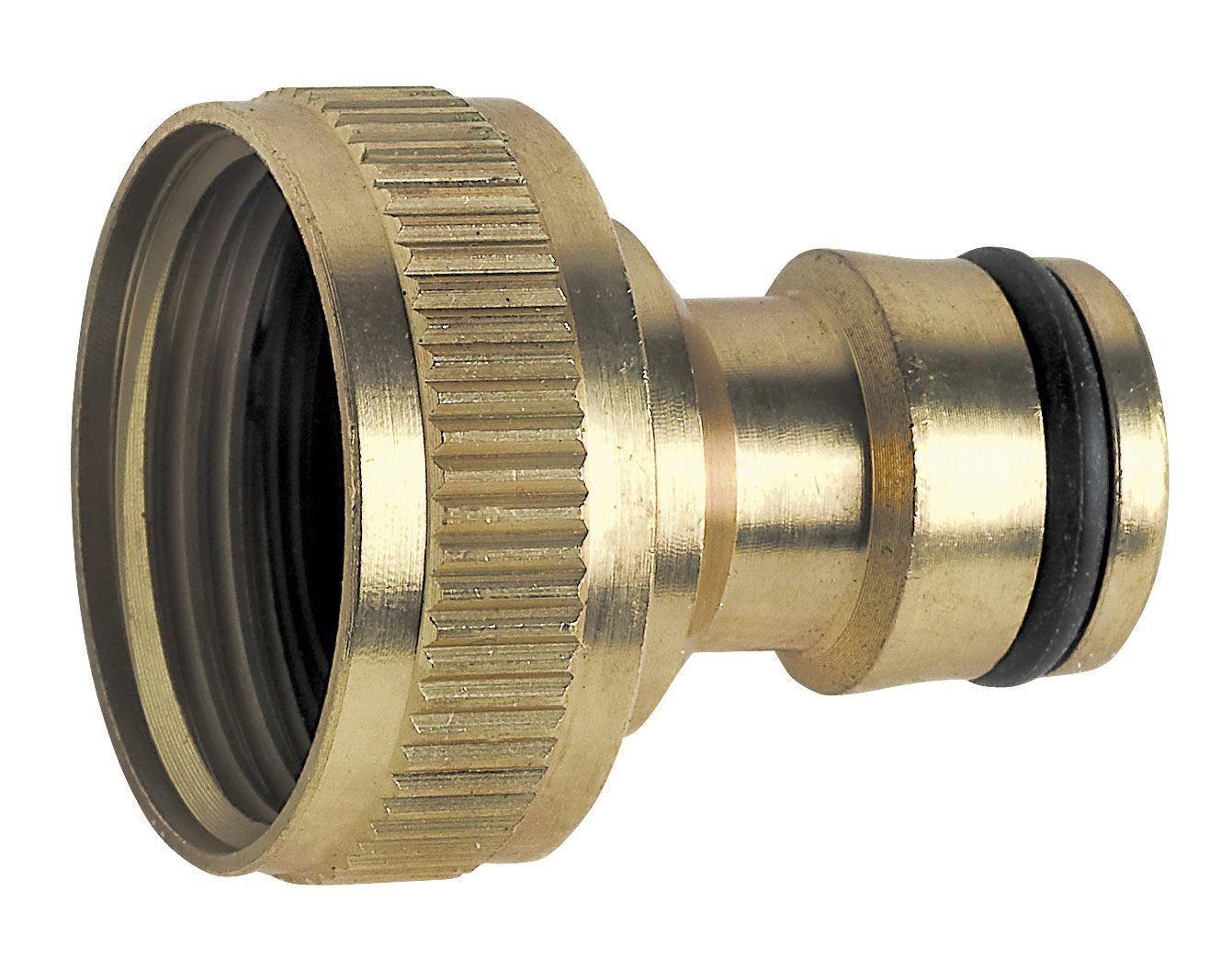 Brass Hozelock Compatible Threaded Tap Connector 3/4 1 Inch