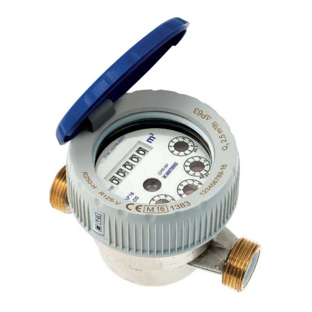 1/2 3/4 Water Meter Single Jet Semi-dry Dial Protected Rolls Water Meters