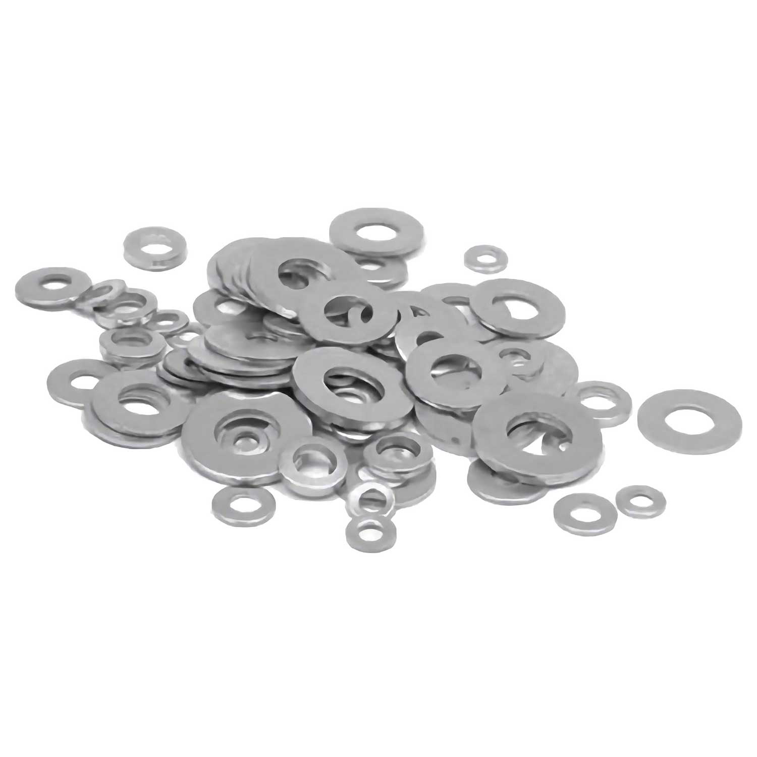 M4-M14 Round Washer Metal Zinc Plated Steel Gasket Thin Nuts Bolts and Washers