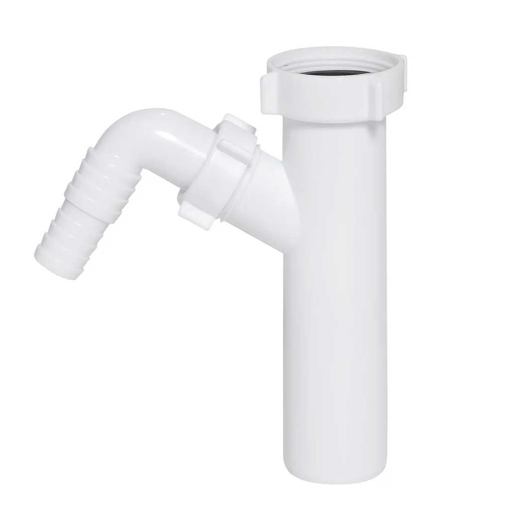 Drain Waste Trap Connector 1 1/2 x 40mm Dishwasher Input