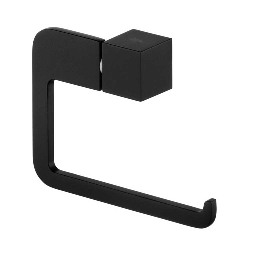 Toilet Roll Holder Black Ring Paper Rack Wall Mounted Modern Toilet Roll Holders