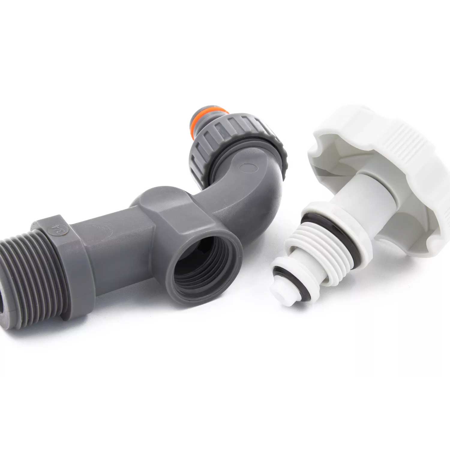 Plastic Outdoor Garden Tap Valve With Hose Connector 1/2 3/4, A193a, A193b