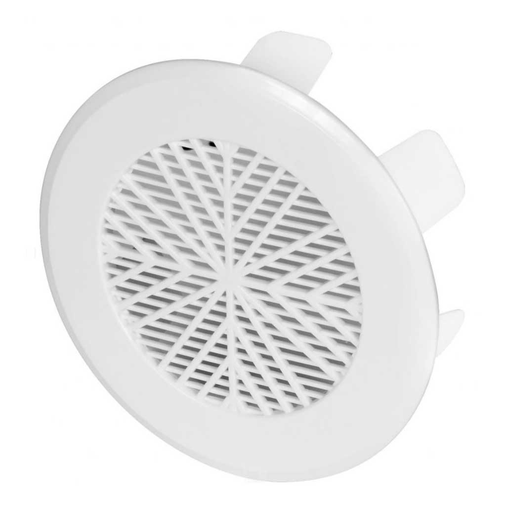 White Plastic Air Vent Ventilation Ending Cap Grille Vent Air Covers