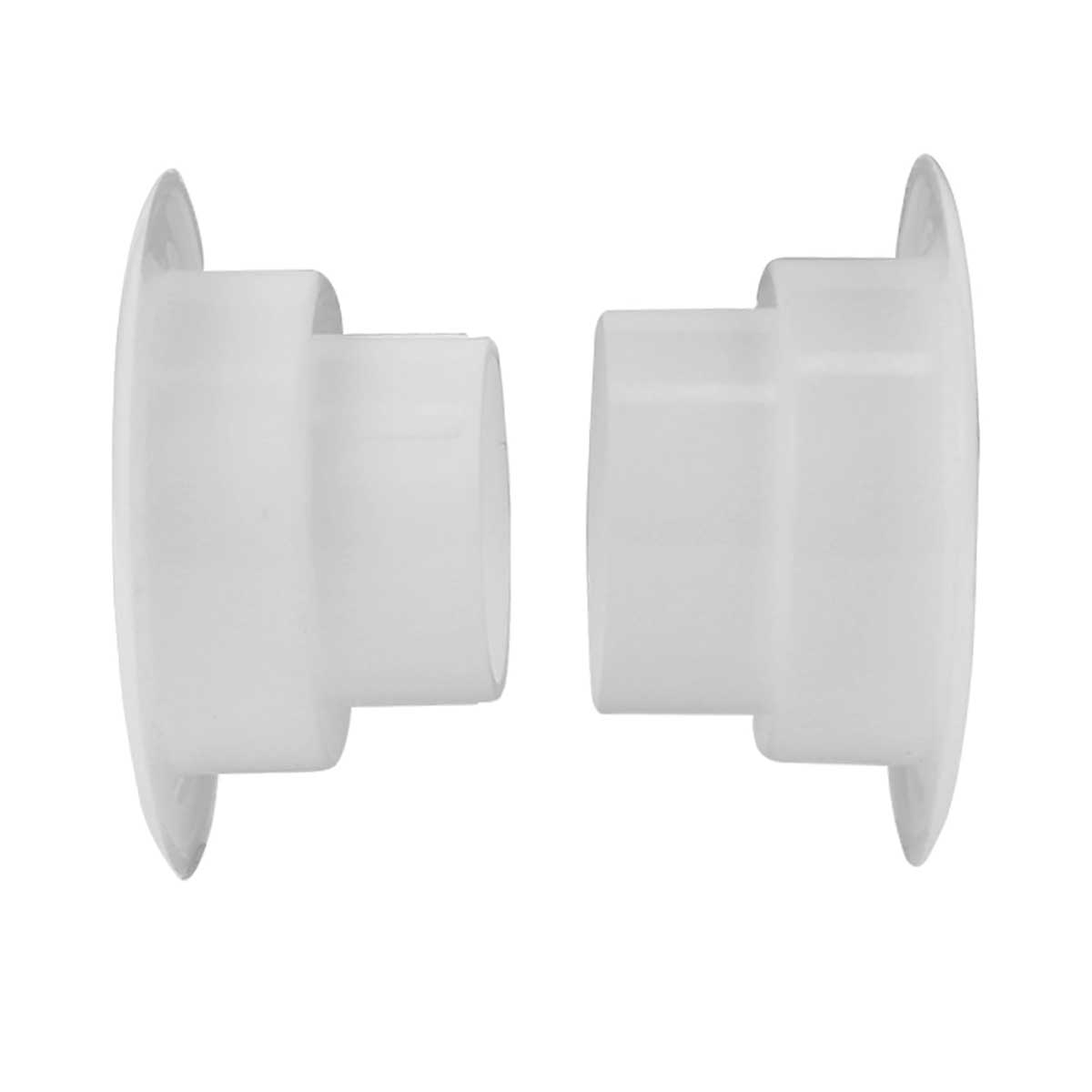 4x White Mini Circle Collar Air Vent Grille Set Door Cover Door Vents