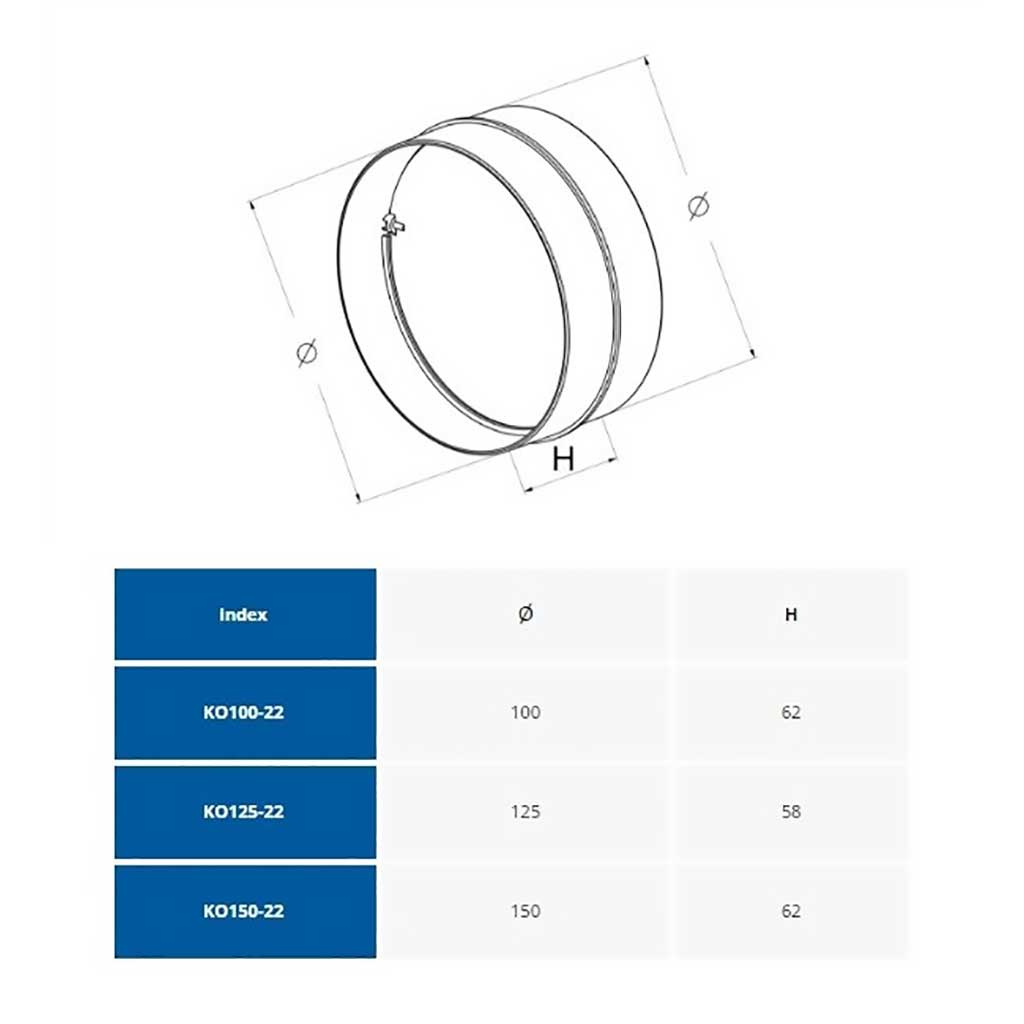 Anti Backdraft Ducting Shutter Flap Non-Return Valve PVC Ducting, A289a, A289b, A289c