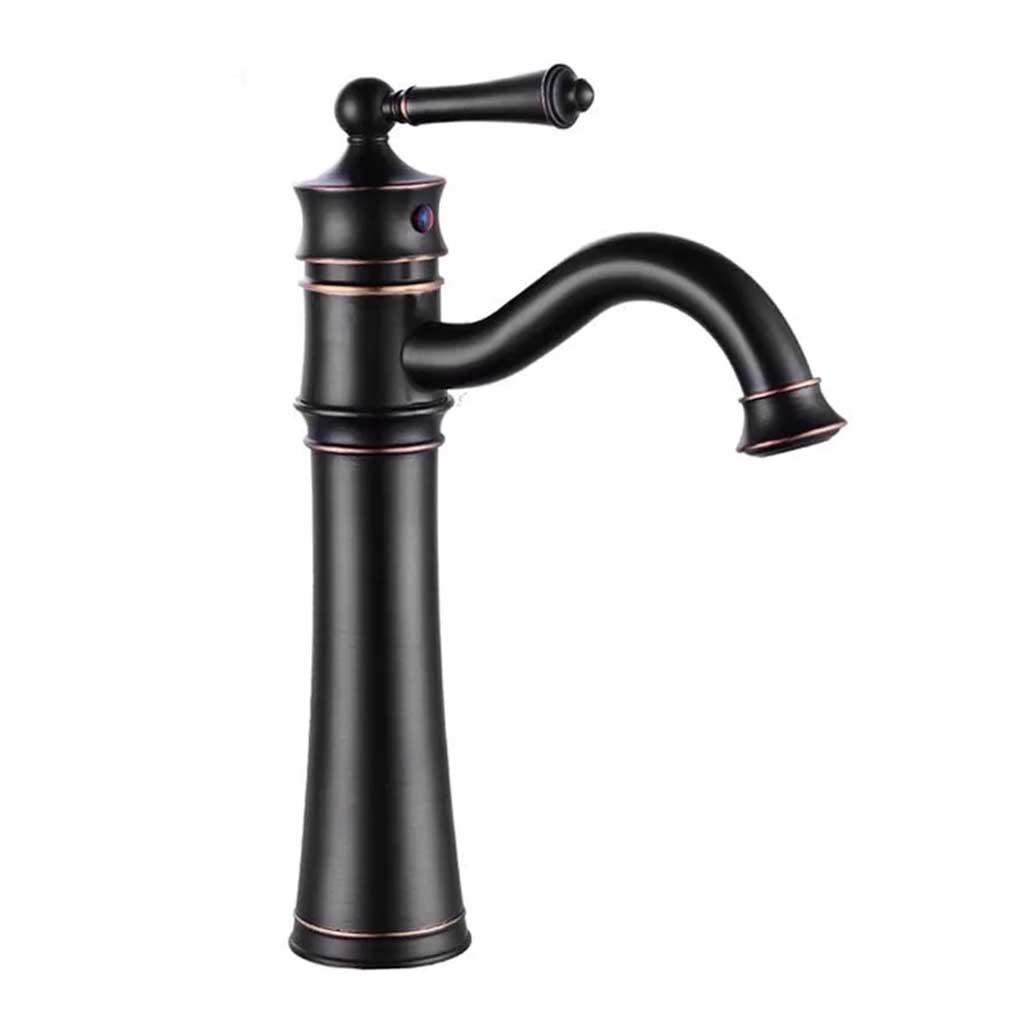 Tall Single Handle Vintage Basin Retro Bathroom Basin Mixer Tap