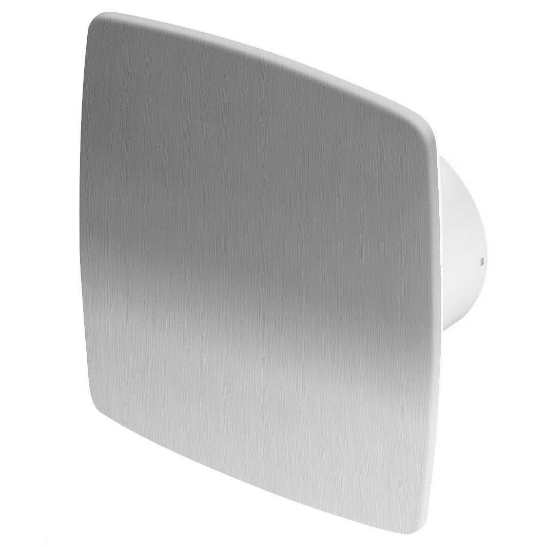 Satin 100mm Bathroom Extractor Fan NEA Panel Wall Ventilation Bathroom Extractor Fans