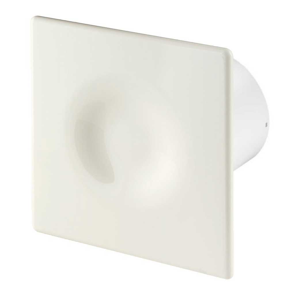 Ecru 125mm Bathroom Extractor Fan ORION Panel Wall Ventilation Bathroom Extractor Fans