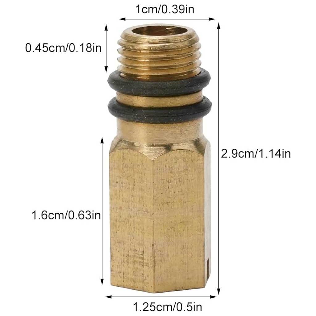 M10 10mm Blanking Plug For Tap Flexible Pipe Water Inlet Blanking Plugs and Caps