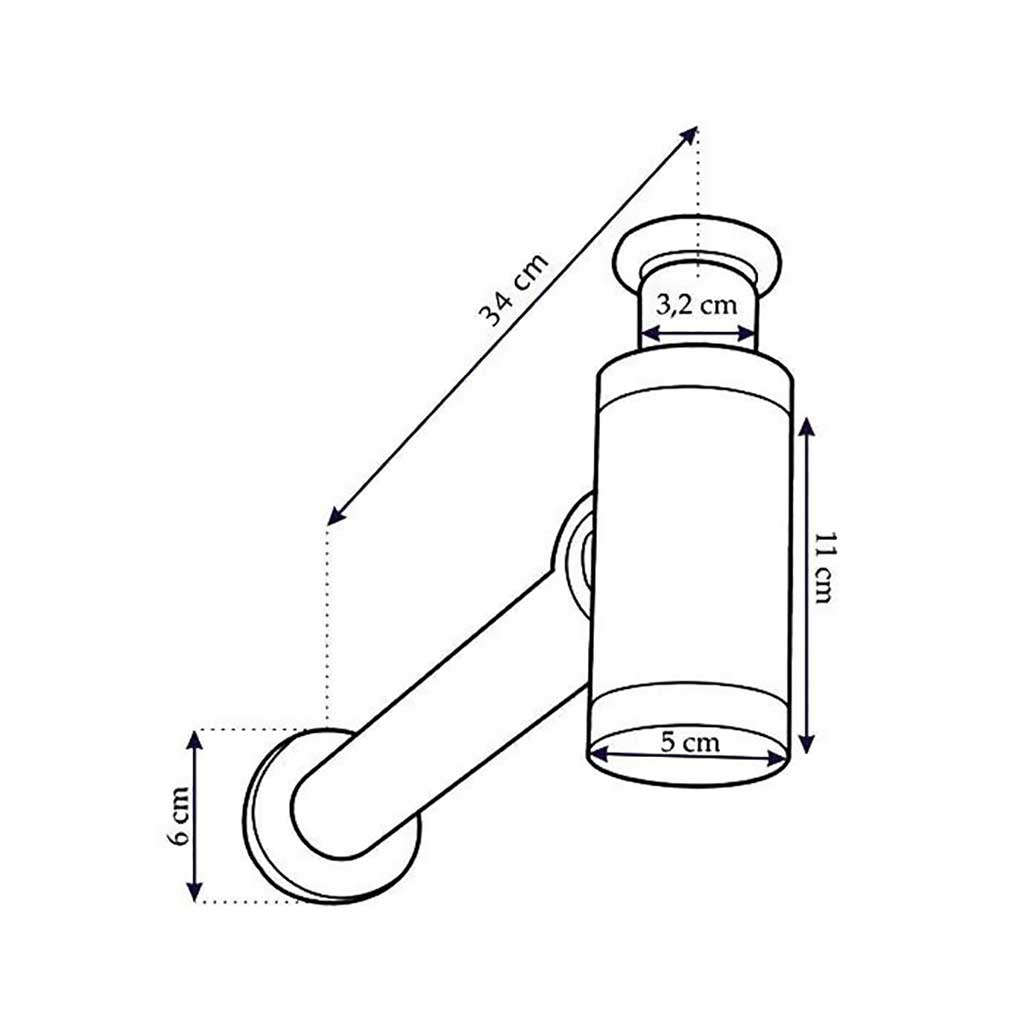 Shiny Golden Waste Bottle Basin Trap + Click-Clack Plug Bathroom Sink Waste Traps