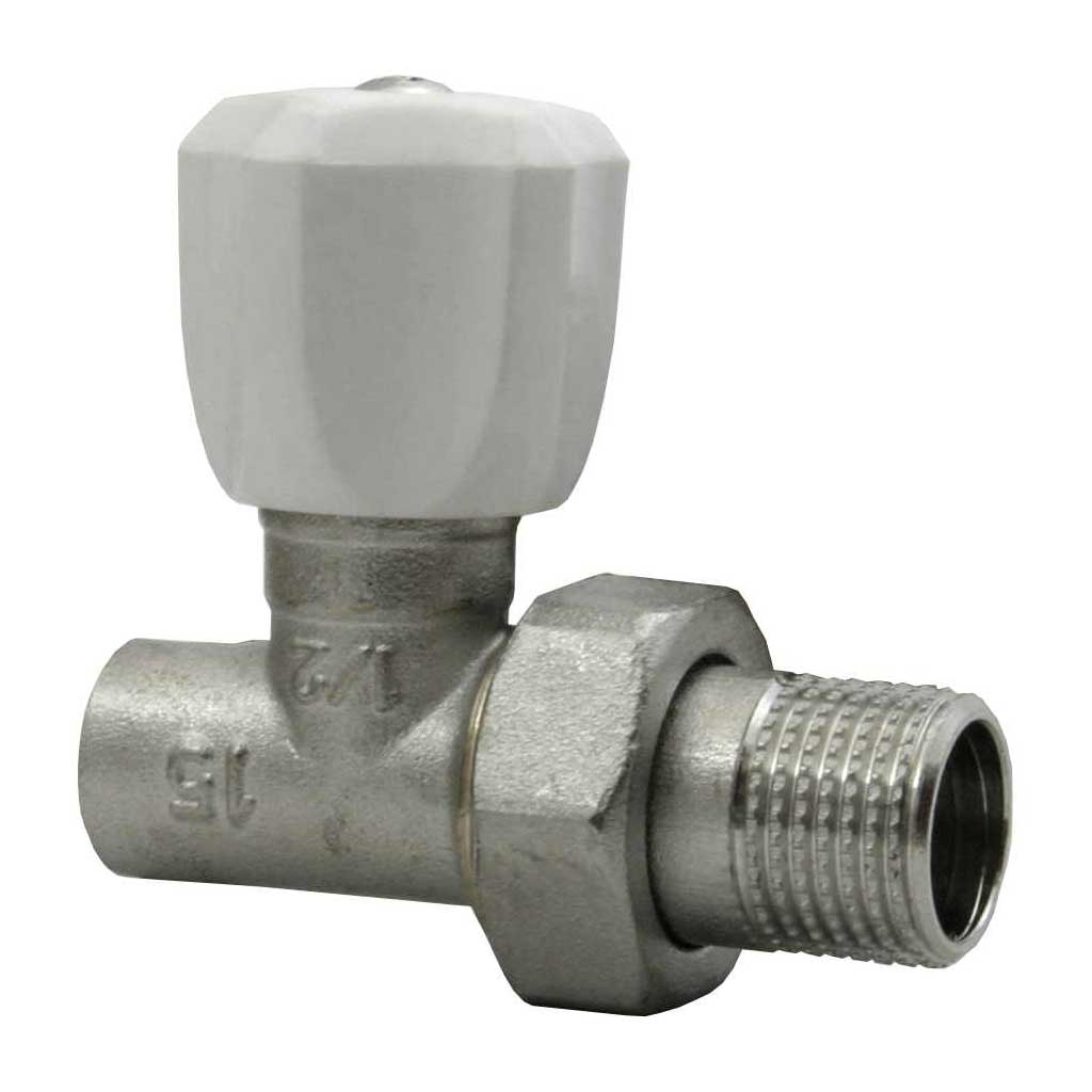 Straight/Angled 15mm x 1/2 Inch Male Soldered Radiator Valve Radiator Valves