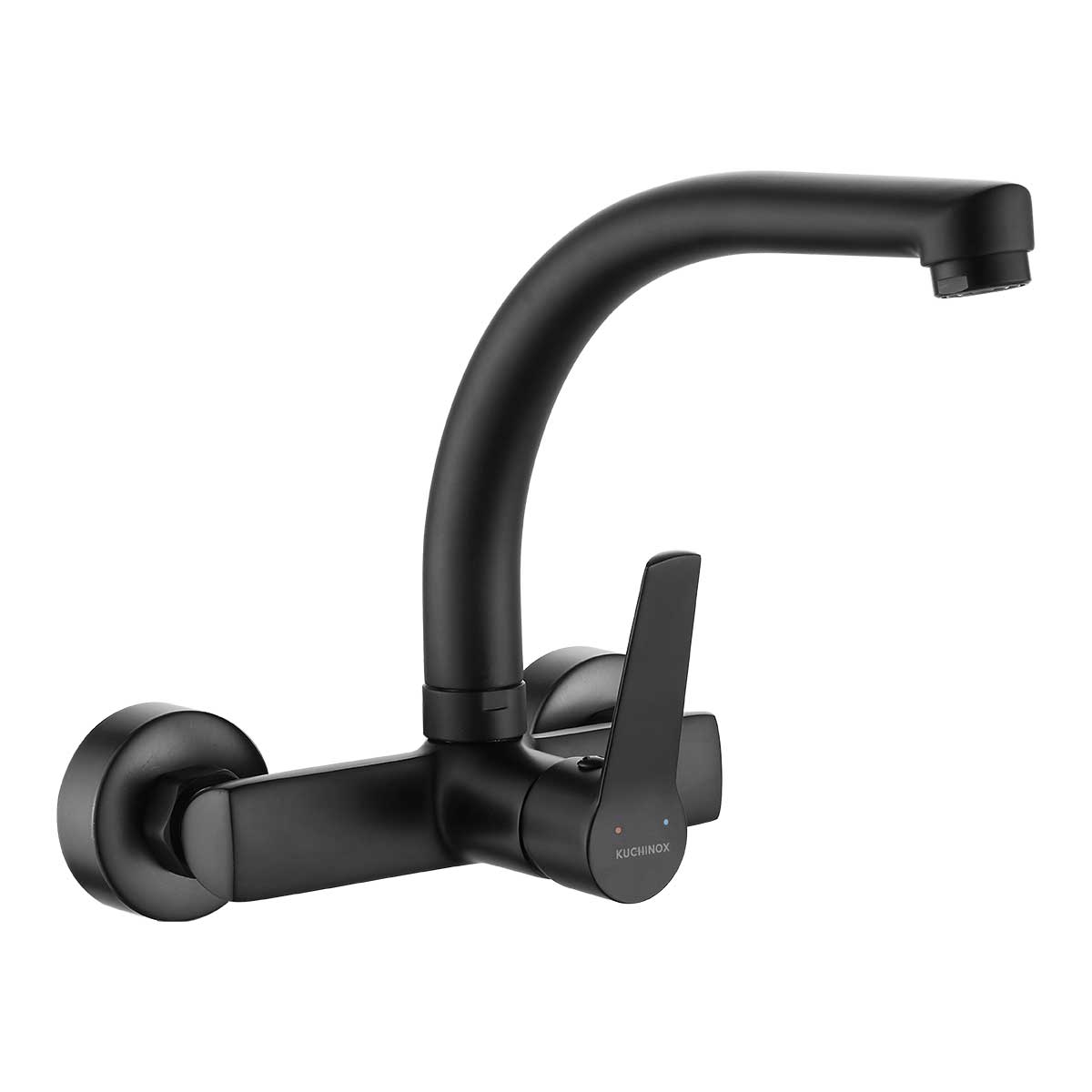 Wall Mounted Kitchen Tap Black Single Lever High F Spout Kitchen Taps