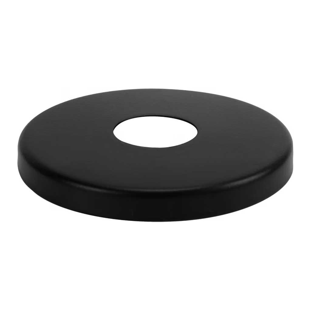 21mm 26mm Black Steel Valve Tap Pipe Cover Collar 8mm High Pipe Covers