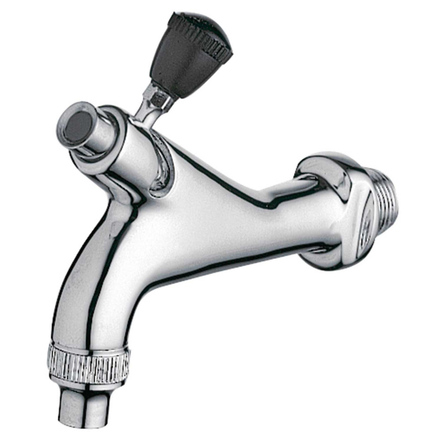 Wine Barrel Butt Tap Alcohol Pouring Chrome with Handle 1/2 Garden Taps / Valves