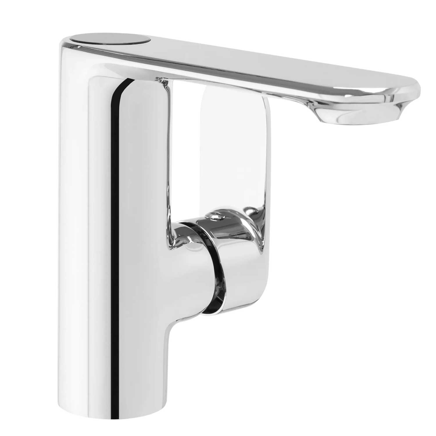 Chrome Bathroom Sink Tap With LCD Temperature Indicator Basin Taps