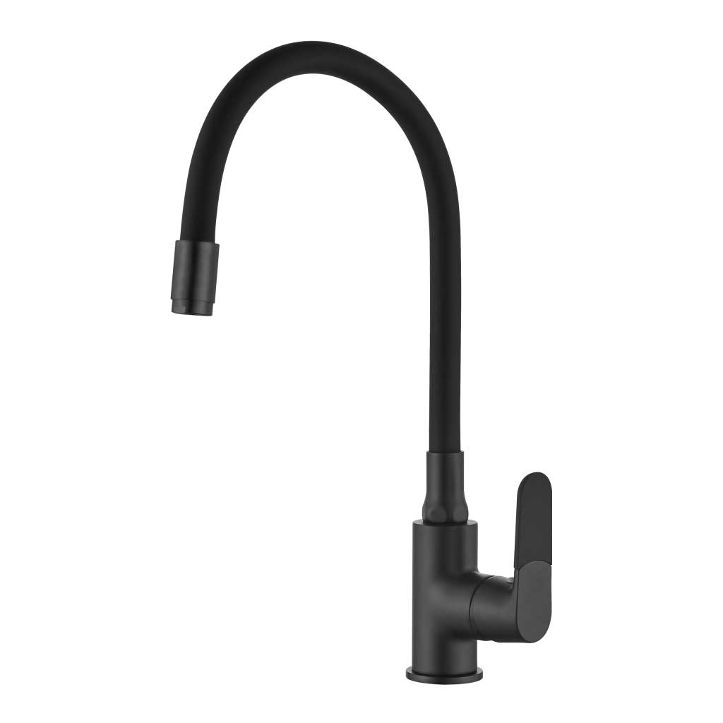 Flexible Spout Memory Kitchen Tap Tall Inox Single Lever Kitchen Taps