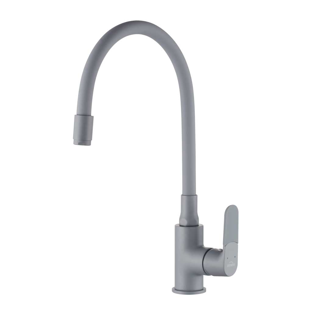 Flexible Spout Memory Kitchen Tap Tall Inox Single Lever Kitchen Taps