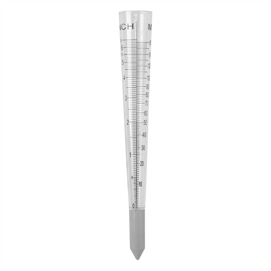 Rainfall Cup Plastic Gauge 160mm/m2 Soil Wall Mounted Gardening Tools