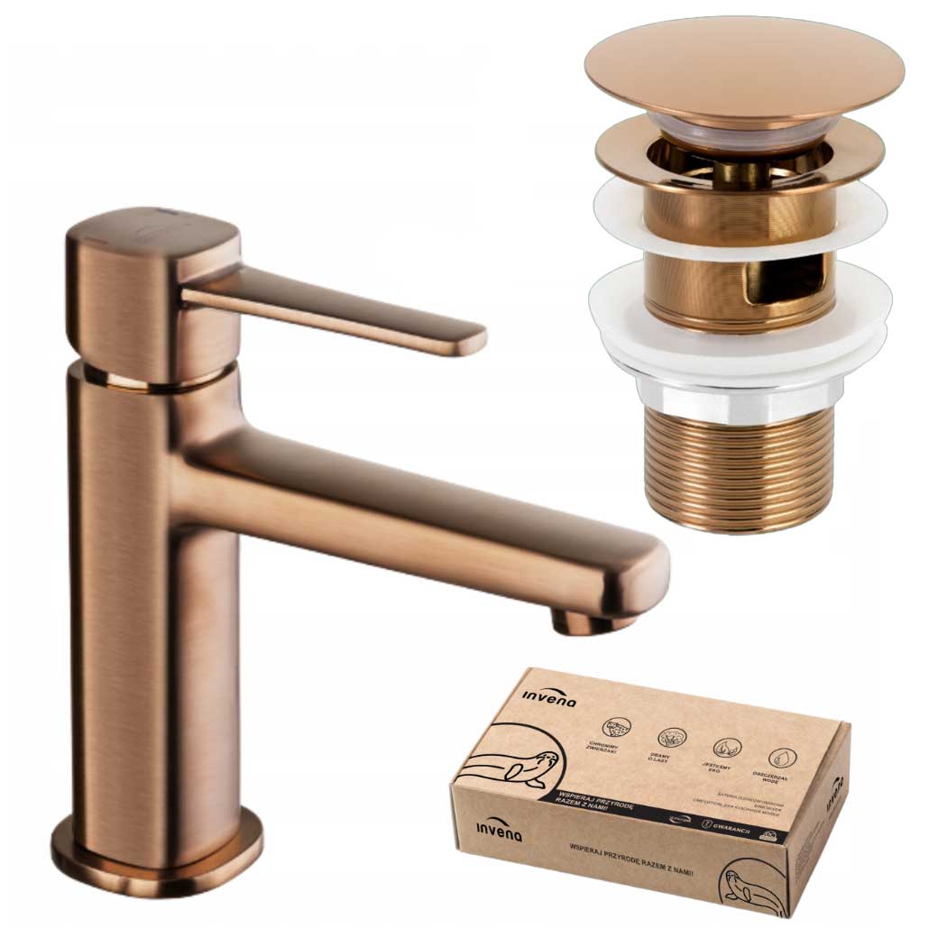 Bathroom Sink Basin Tap Short Copper Bronze GLAMOUR - plumbing4home