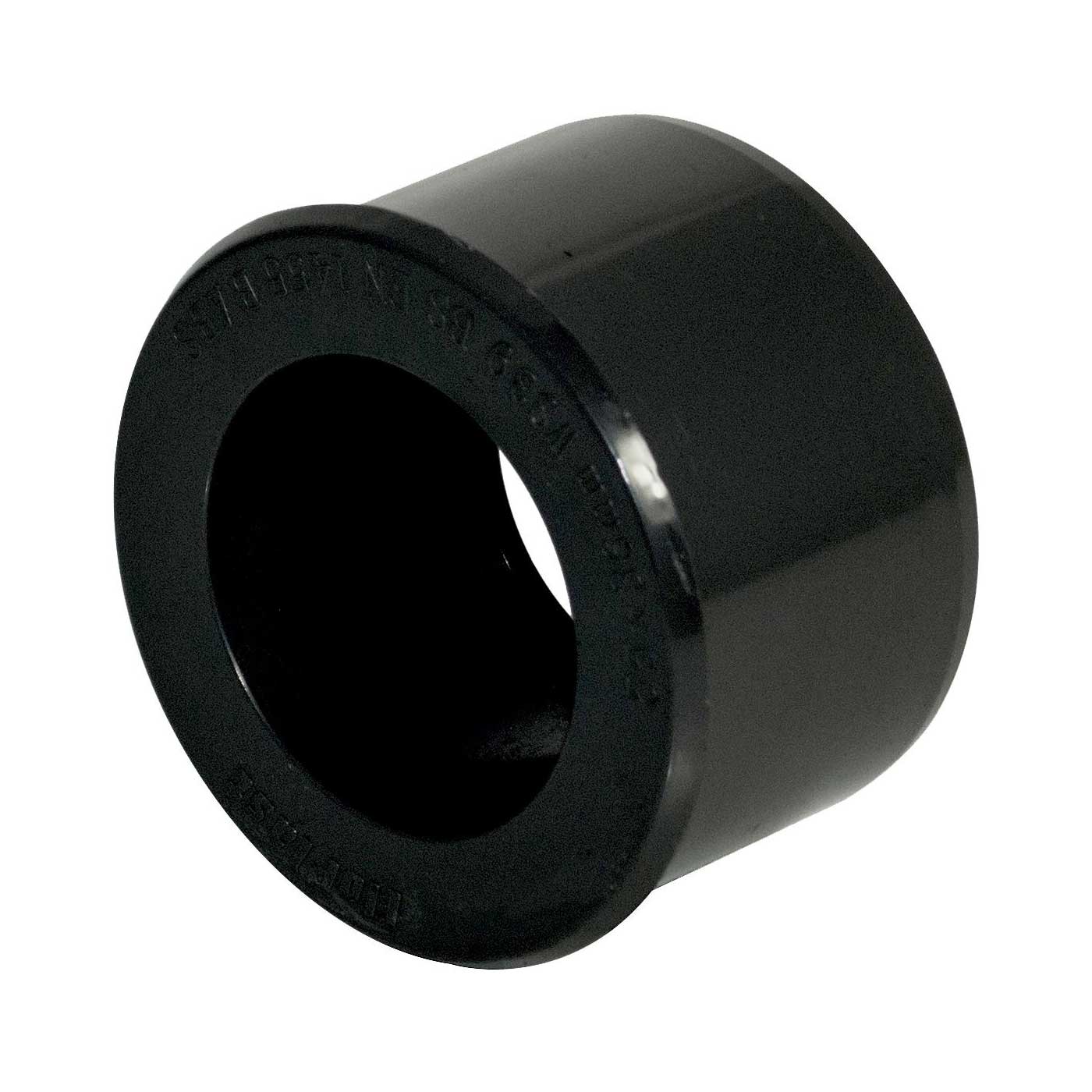 WS38B FloPlast 40mm x 32mm Waste Reducer Black ABS Solvent Weld - Waste Pipe Adaptors