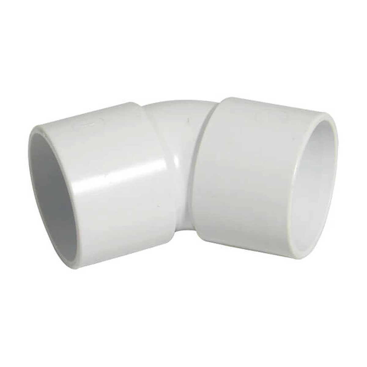 WS18W FloPlast 32mm 135deg Bend ABS Solvent White - Waste Pipe & Fittings