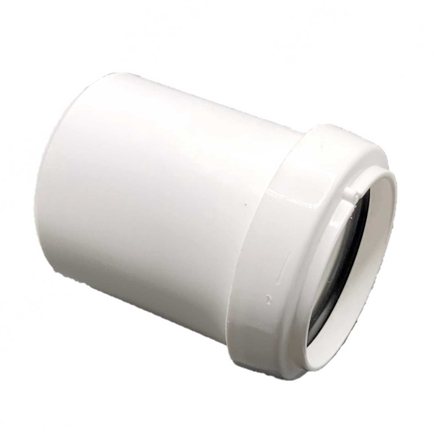 WP38W FloPlast 40mm x 32mm Reducer Push-Fit White - Waste Pipe Adaptors