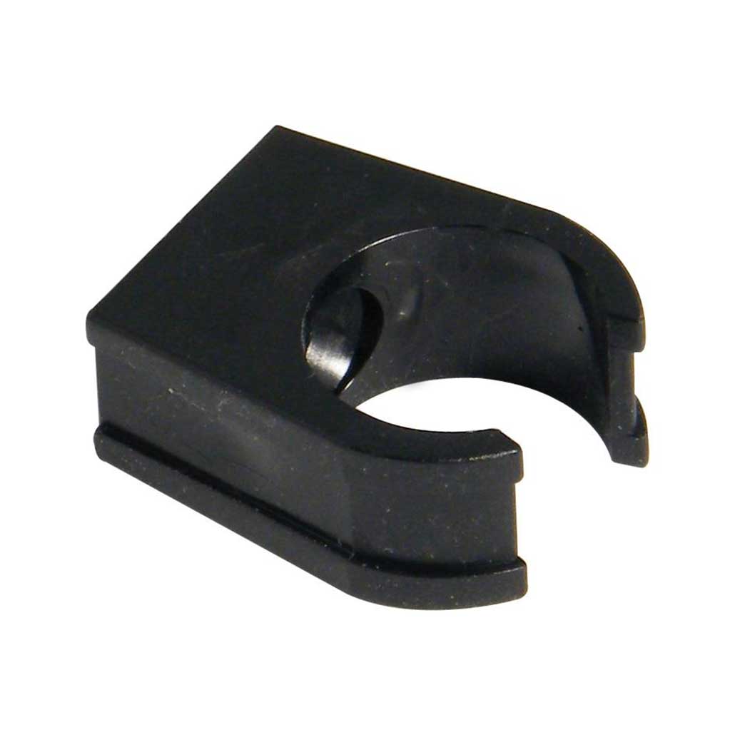 OS16B FloPlast 21.5mm Overflow Pipe Clip Black