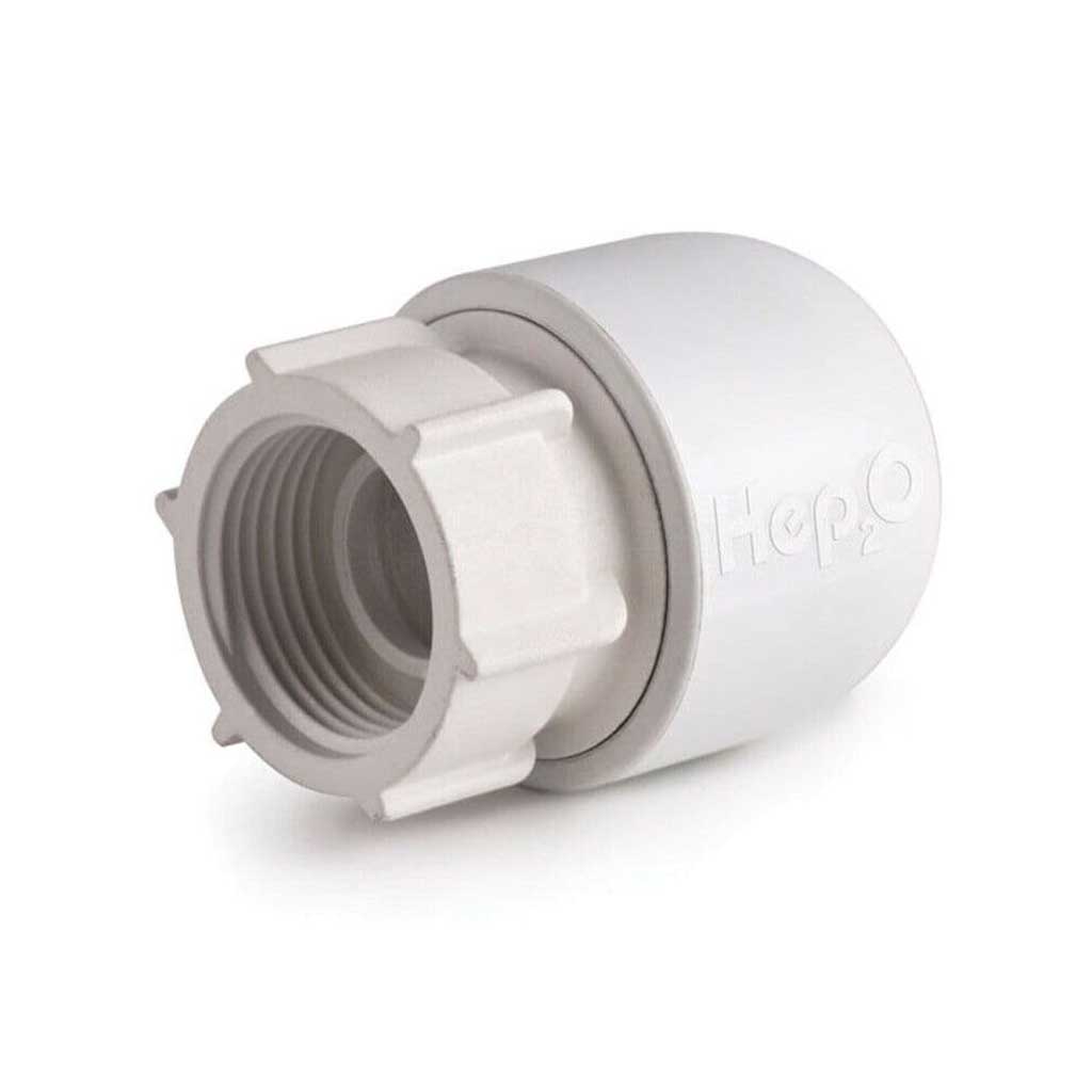 HD26B/22W Hep2O Hand Titan Tap Connector White 22x3/4 BSP - Hep2o Fittings