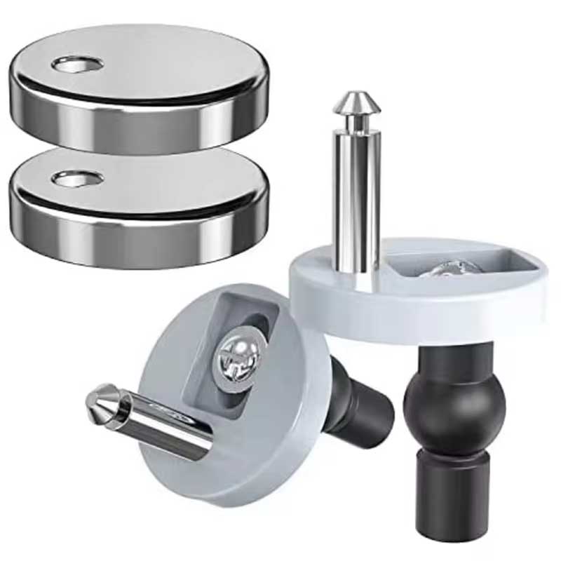 2pcs Quick Release Toilet Seat Fixings For Top Pin Type Hinges Connectors Fittings overview