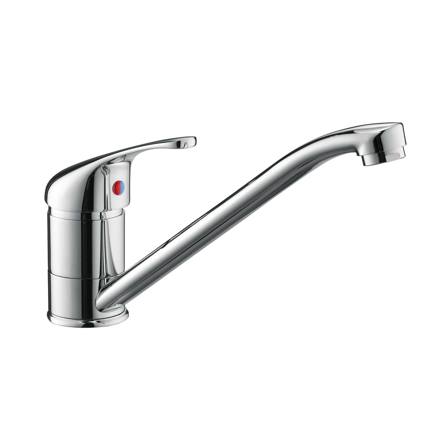 Standard Monobloc Kitchen Sink Mixer Tap Chrome Swivel Spout