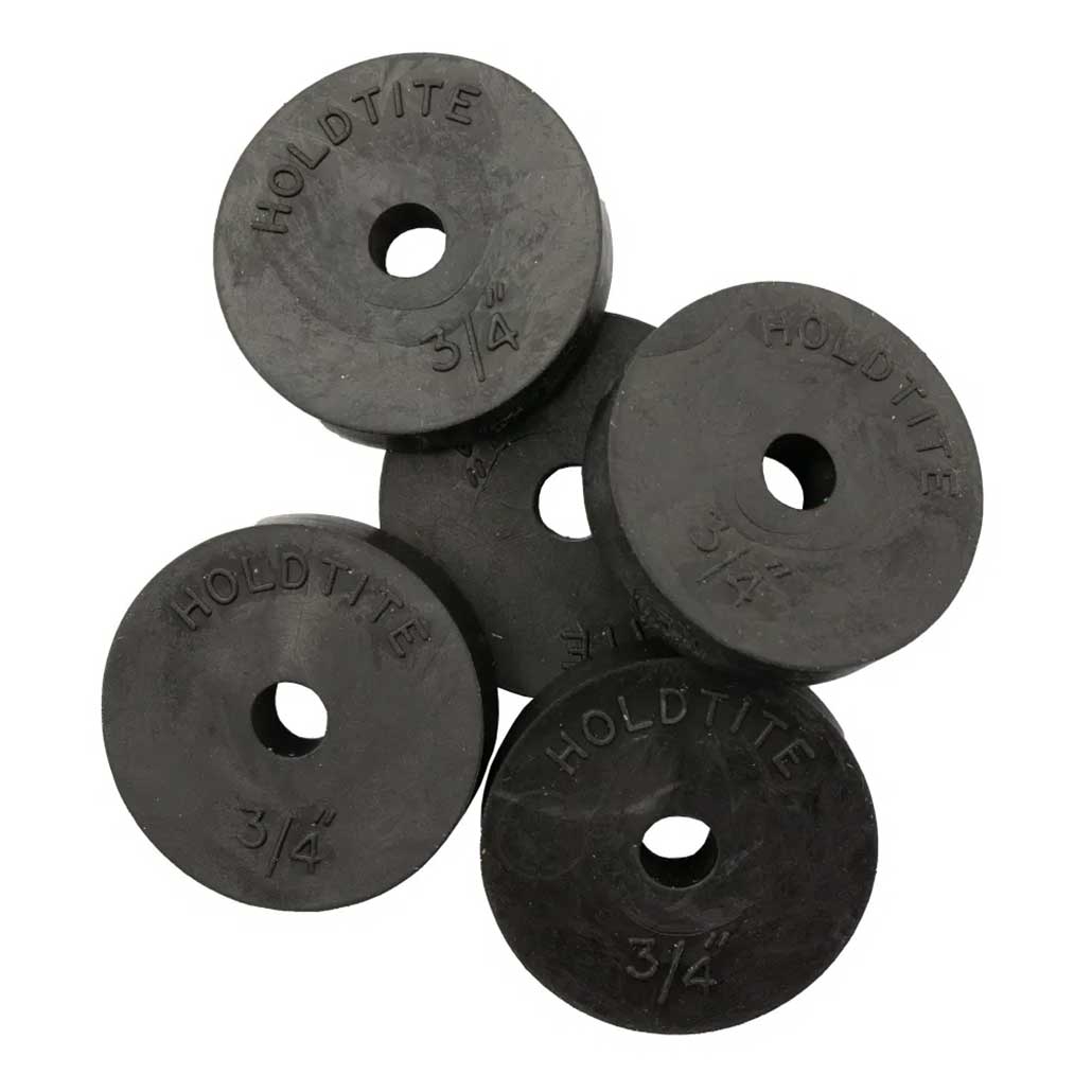 5 Pack 3/4" Flat Tap Washers (25mm OD) Rubber