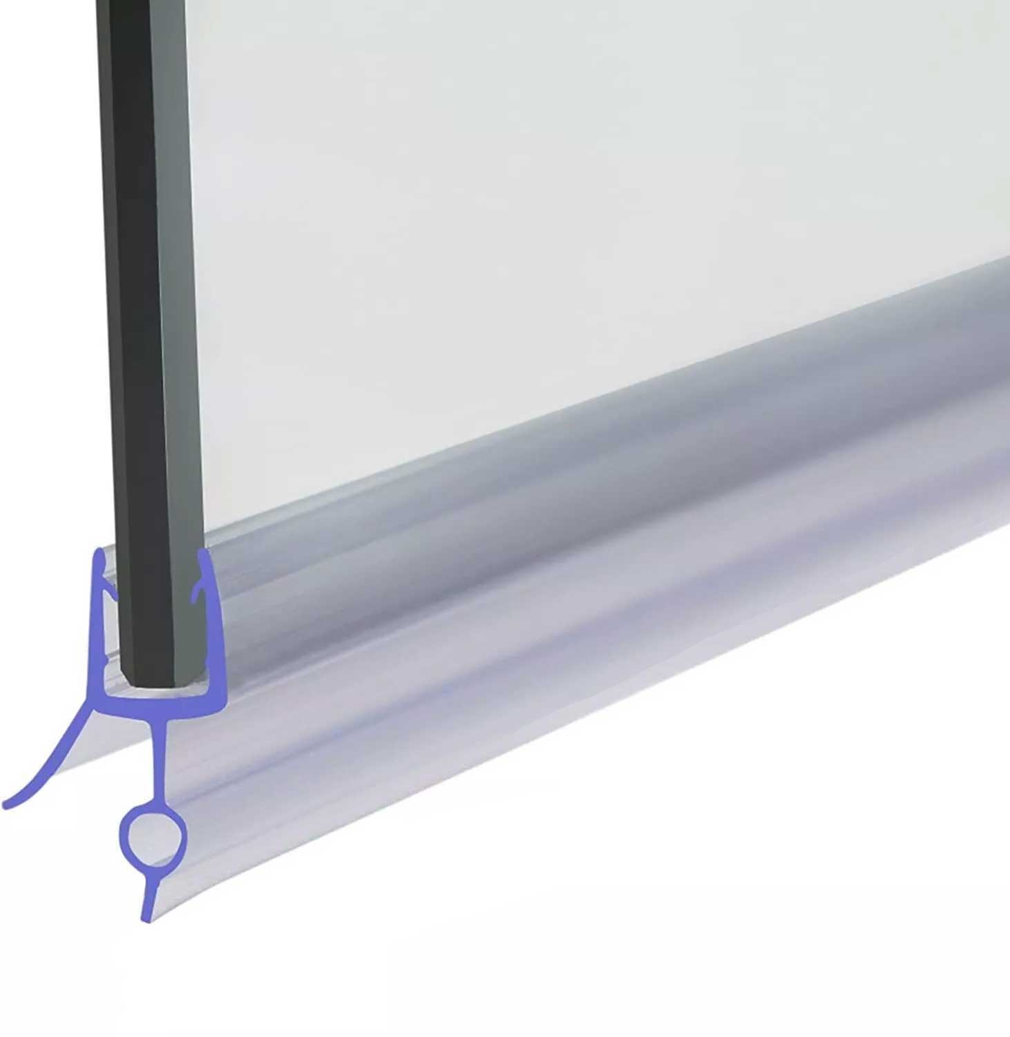 Shower Screen Seal Strip 4-6mm Door x 900mm 14mm Gap