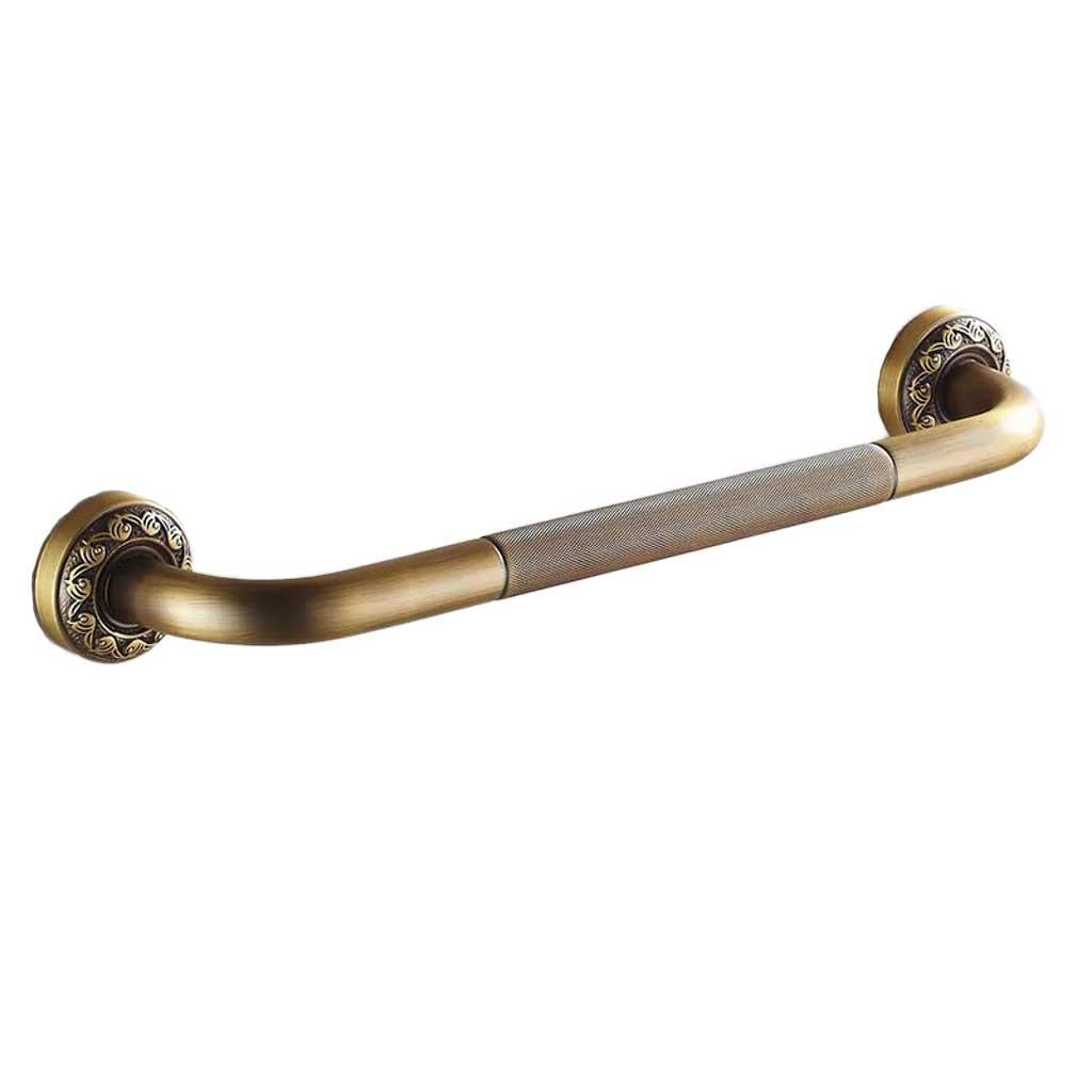 Antique Bronze Brass Safety Support Grab Rail Bar Handle Straight 520mm - plumbing4home